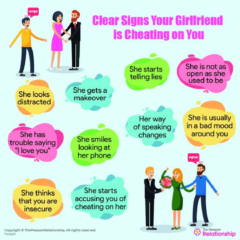 Know 40 Signs Your Girlfriend is Cheating - Is she Cheating