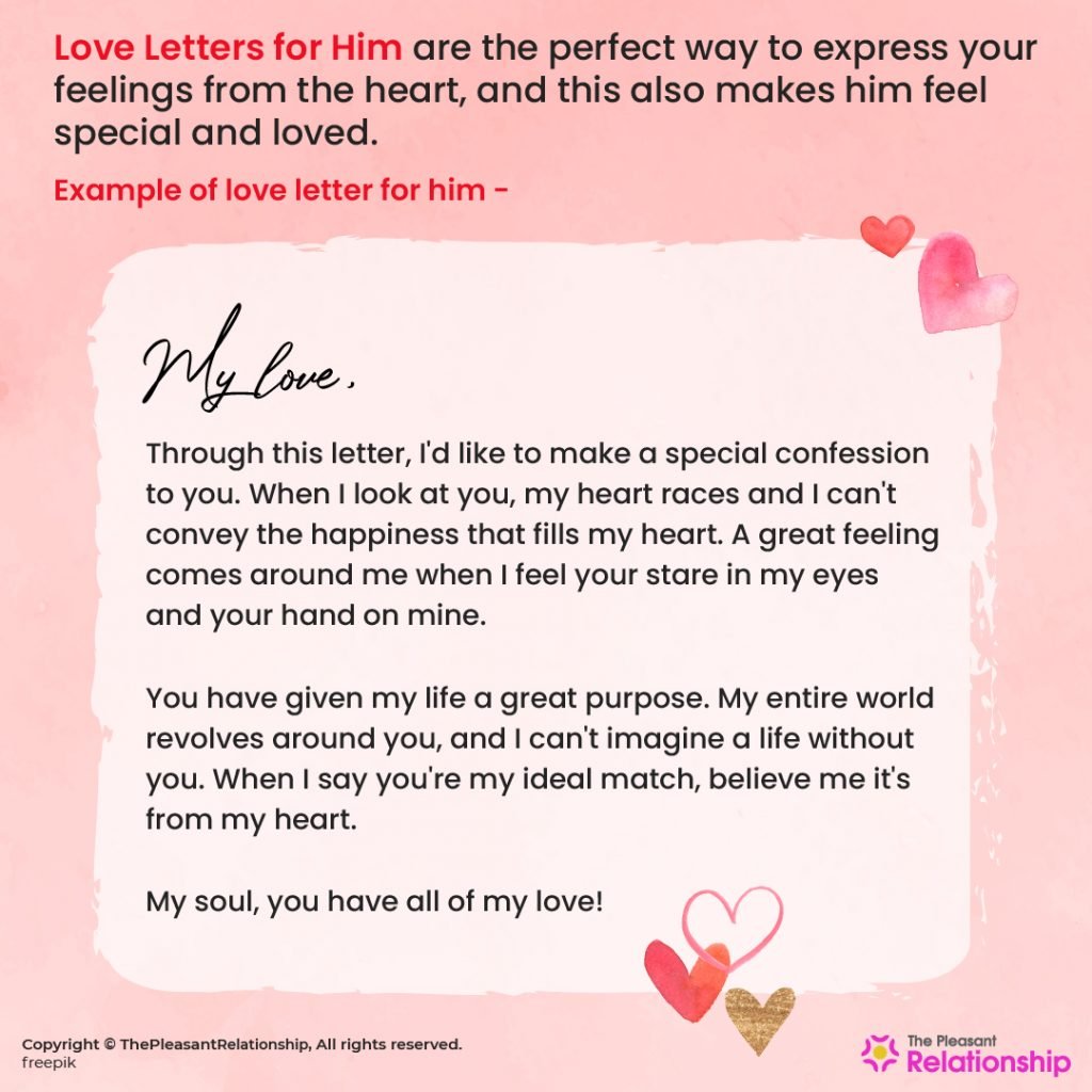 Love Letter For Him