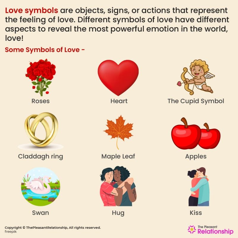70 Symbols Of Love And Their Meanings