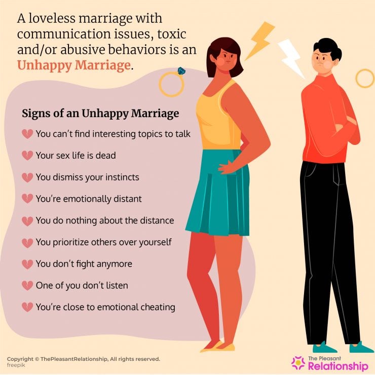 Unhappy Marriage Signs Effects How To Deal With It And Everything Else 6243