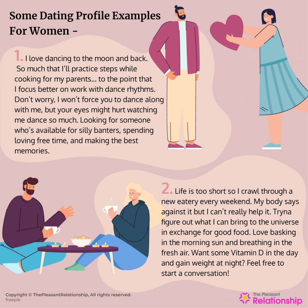 Female Dating Profile Samples