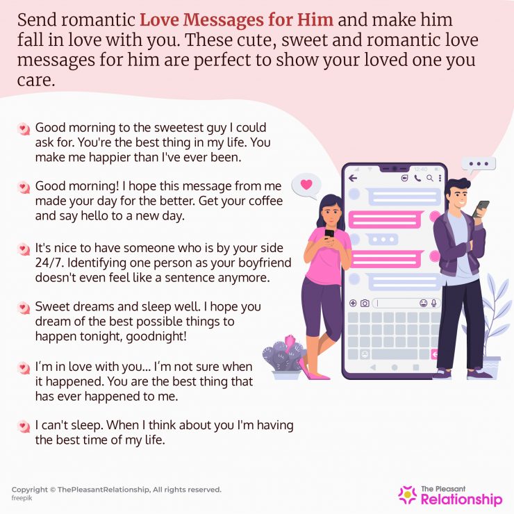 400+ Love Messages for Him to Make Him Fall for You Even More